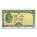 Ireland 1976 £1 Note. Sans-serif date, unc, BNYB