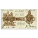 GB 1957 £1 Note. 3rd Bradbury issue , Vf , BNYB