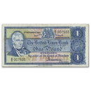 GB 1969  £1 Note. Walker, Vf , BNYB