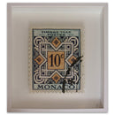 Monaco 10c Postage Due Stamp Framed_CXP0400