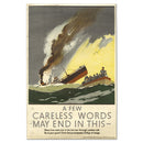 A Few Careless Words May End In This -  Propaganda Poster_CXP0406
