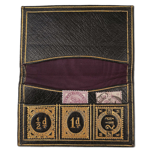Leather Stamp Wallet circa 1870