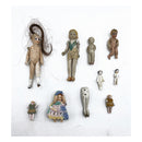 Collection of 10 Vintage Porcelain Dolls
