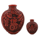 Chinese Cinnabar Lacquer Snuff Bottle