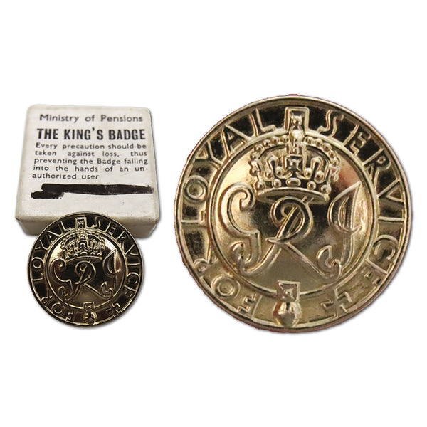 WWII The Kings Badge Boxed