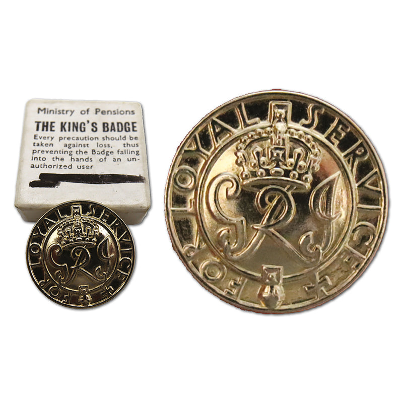 WWII The Kings Badge Boxed