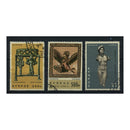 Cyprus 1962 250m-£1 Top val defins, fine cds used. SG221-23