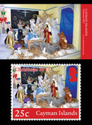 Cayman Islands Christmas 2017 10 value self adhesive retail booklet 2/11/17