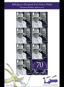 Cayman Islands  Platinum Wedding Anniverary of HM Queen Elizabeth II & HRH Prince Philip  4 sheetlet set 29/11/17