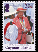 Cayman Islands HM Queen Elizabeth II 90th Birthday 4 value set 9/11/16