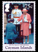 Cayman Islands HM Queen Elizabeth II 90th Birthday 4 value set 9/11/16