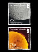 Cayman Islands Astronomy 4 value set  2/6/17