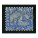 Egypt 1879 20pi Blue, inverted watermark, fine cds used. SG46w