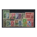Fii 1954-59 Set to £1 (15v), fine lightly mtd mint. SG280-95