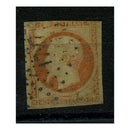 France 1861 40c Orange / straw, 3 margins good to fine used. SG66