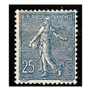 France 1903-04 25c Blue 'Sower,' mtd mint. SG318