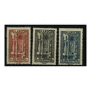 Fr Morocco 1933-34 5f-20f Top val pictorial defins, fresh mtd mint. SG190-92