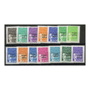 St Pierre 1997 Definitives, u/m. SG765-78