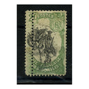 Fr Somali Coast 1901 2f Black & green, CENTRE INVERTED & addtl vert perfs left, mtd mint. SG149var