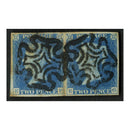 GB 1840 2d Blue, plate 2, 4 margin horiz pair, used with back MX cancels. SG5