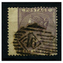 GB 1856-57 6d Deep-lilac, wmk emblems, wing marginal, fine used, adhesion on rev. SG69_GB0069UWX1