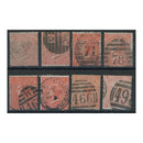 GB 1865-67 4d All 8 dies, good to fine used. SG95