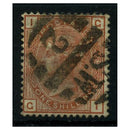 GB 1881-83 1/- Orange-brown, plate 13, good to fine used. SG163_GB0163UM