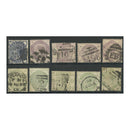 GB 1883-84 Defintive set, good to fine used, above average for type. SG187-96