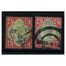 GB 1887-92 4-1/2d Both shades, good to fine used. SG206+a