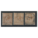 GB 1912-24 5d All 3 shades, good to fine cds used. SG381-83