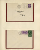 GB 1960 Official GPO presentation book, containing mint issues of QEII + 2 FDCs