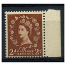 GB 1958 2d Light red-brown, on double thickness paper. SG573var_GB0573VARM
