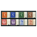 GB 1959 Phosphor graphite marginal set, u/m. SG599-609_GB0599MT