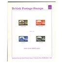 GB 1967-68 Castles, mint, mounted on official GPO Edinburgh specimen sheet. SG759-62