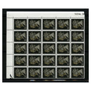 GB 1990 20p Brownish-black & cream, block of 25, 1.5mm cream upward shift error, u/m. SG1469var