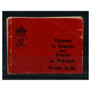 GB 1908 2/- Red Adverts, Exploded Skeleton Bklt, Rare. SGBA4