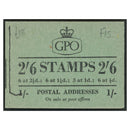 GB 1952 2/6d Wilding Booklet, Very Fresh Example. SGBF15
