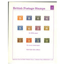 GB 1959-63 Mult Crowns set, less 1-1/2d, mounted on official GPO Edinburgh specimen sheet. SGD56-68