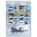 2026 Military Jet Aircraft Collector's Sheet 10 x 1st