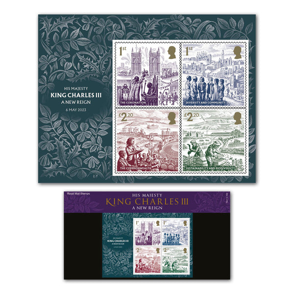 2023 His Majesty King Charles III A New Reign  presentation  pack