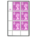 GB 1991 39p Northern Ireland, missing phosphor cylinder block of 6, u/m. Spec. cat. _GBRNI0068VARM6