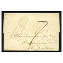 GB 1806 Folded entire from Portsmouth to Waddinton. Sent by Lt Col William Shipley (later an MP)._GBSL1806U1