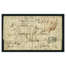 GB 1830 Folded entire from Plymouth to Rome via London & Pont Beauvoisin. 'Plymouth Penny Post' mark_GBSL1830U4