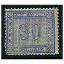 Germany 1872 15g Blue, mtd mint, minor faults but generally good for the type. SG15