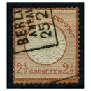 Germany 1872 2-1/2g Chestnut, large eagle, fine used. SG21