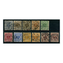Germany 1889-1900 Definitive issue, good to fine used, including additional shades. SG45-51, etc