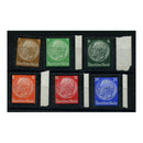 Germany 1934 Hindenburg memorial issue, u/m, 3rpf gum adhesions. SG545-50