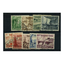 Germany 1937 Winter relief (ships), cds used. SG639-47