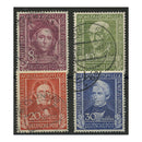 Germany 1949 Refugees' relief fund, cds used. SG1039-42