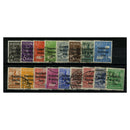 Germany (Russ Zone) 1948 Ovpts on pictorial definitives, cds used. SGR1-17